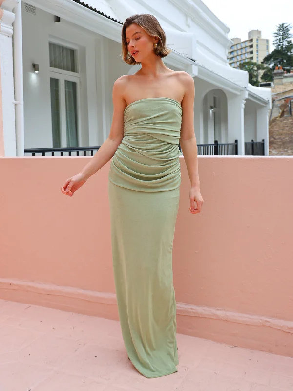 Tojha Iesha Dress in Matcha Green