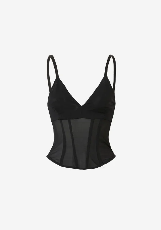 Viktoria & Woods Omega Bustier - Black