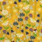 DUNS Sweden Midsummer Flowers Yellow Dungarees in 2-3 years / 98cm