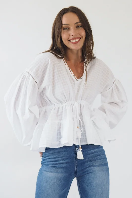 Zasha Top - White