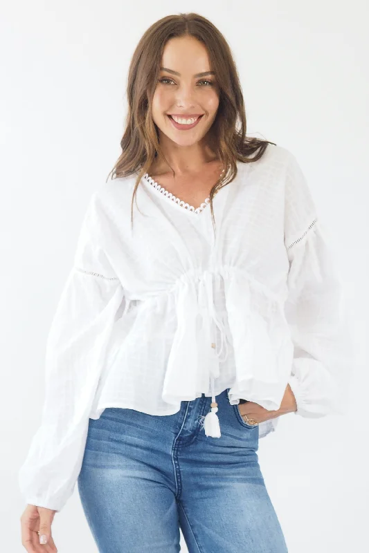 Zasha Top - White